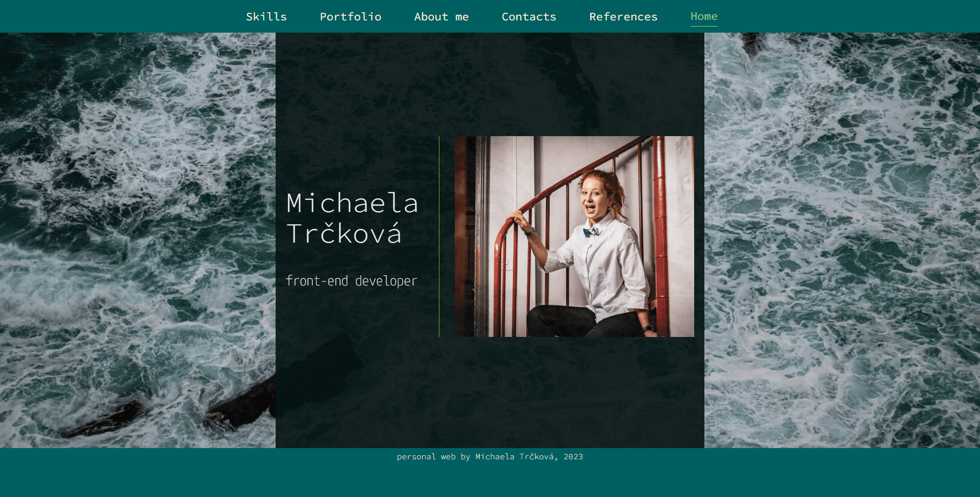 Personal Website v1 project image