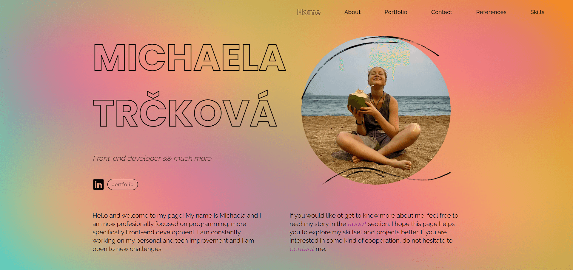 Personal Website v2 project image